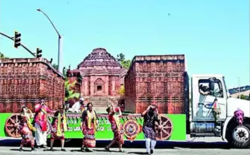 Tableau Modelled on Konark Temple Wins Award at US Fest